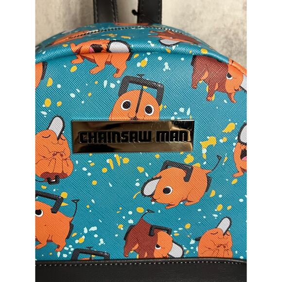 Chainsaw Man Pochita Mini Backpack Bag Bioworld Brand New w/Tags - Picture 2 of 5